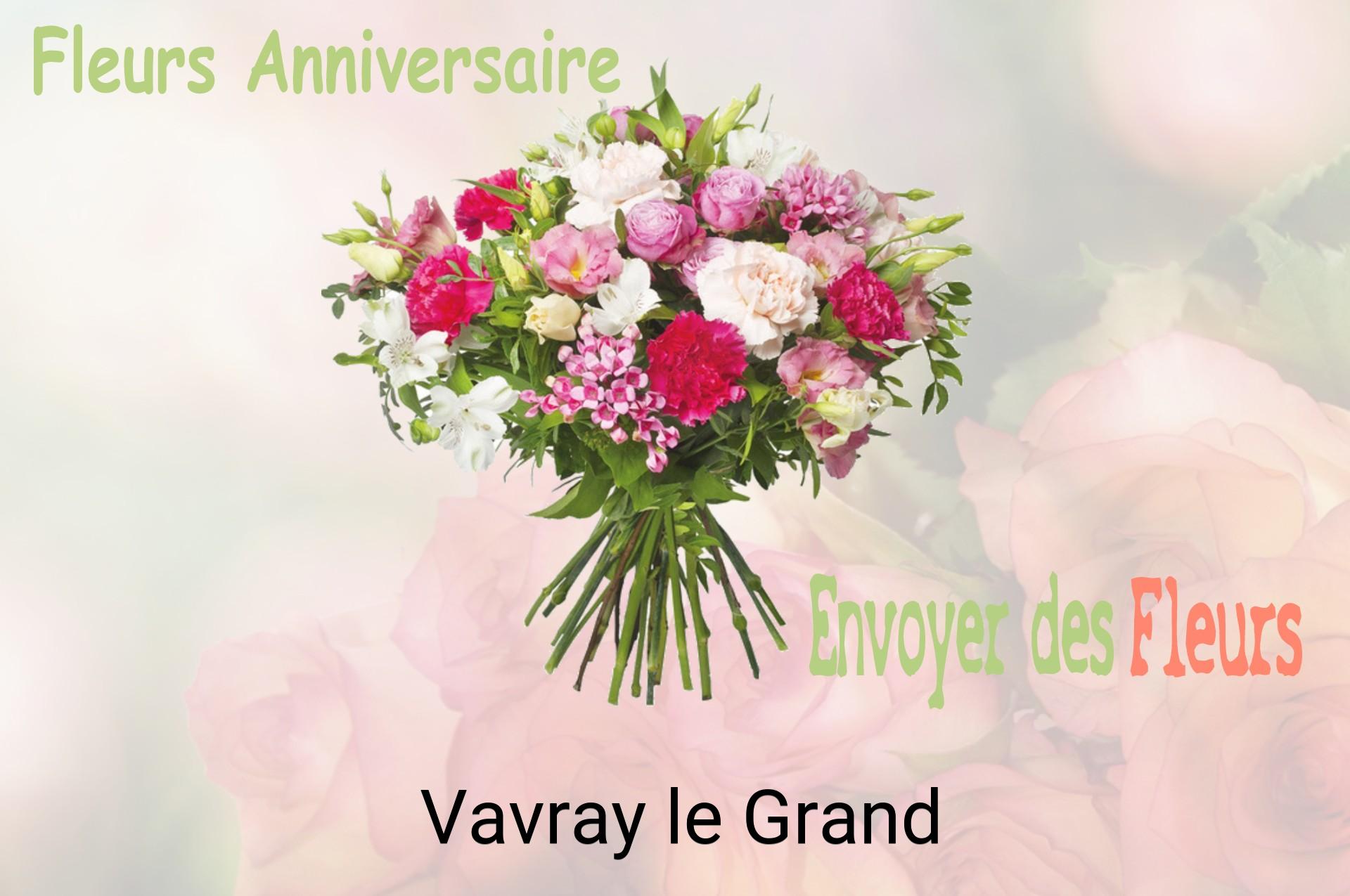 Bouquet de fleurs d’anniversaire livré à Vavray-le-Grand