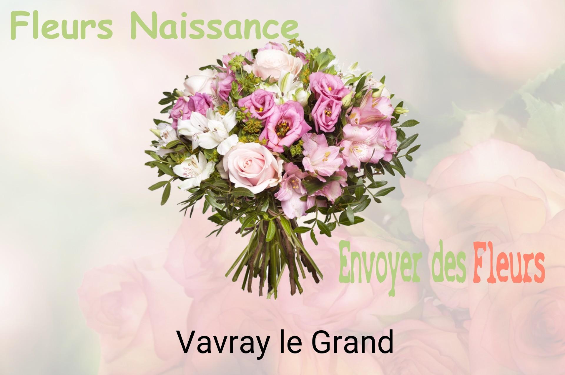 Bouquet de fleurs de naissance livré à Vavray-le-Grand